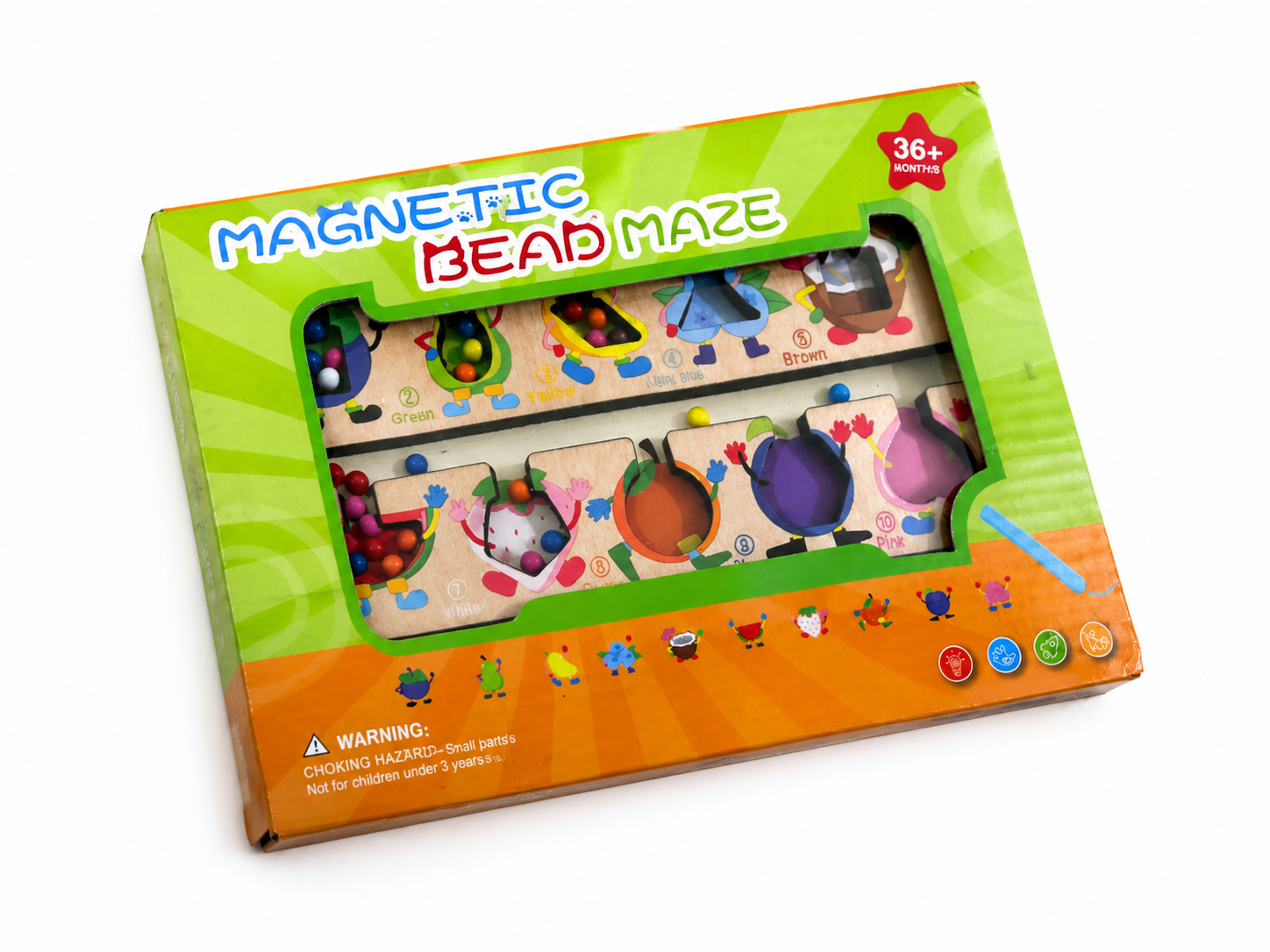 Magnetic Color & Number Maze
